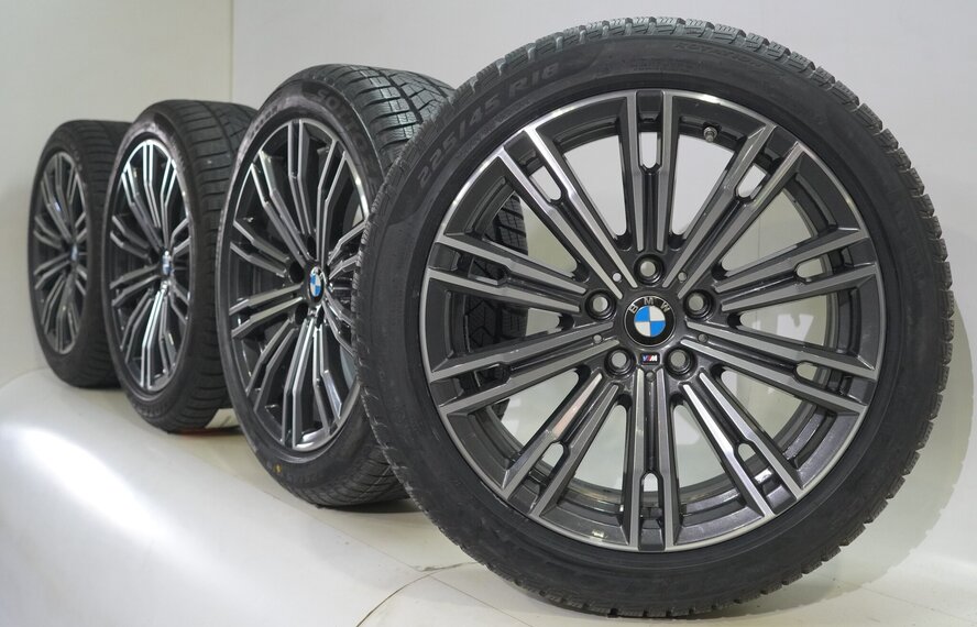 BMW BMW 2 er 3 er 4 er G20 G21 G22 G42 790M 18 Zoll Felgen Pirelli Runflat Winterkompletträder Neu Original