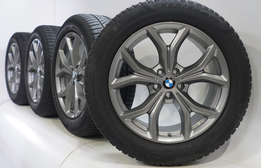 BMW BMW X5 G05 X6 G06 735 19 Zoll Felgen Pirelli Runflat Winterkompletträder Original