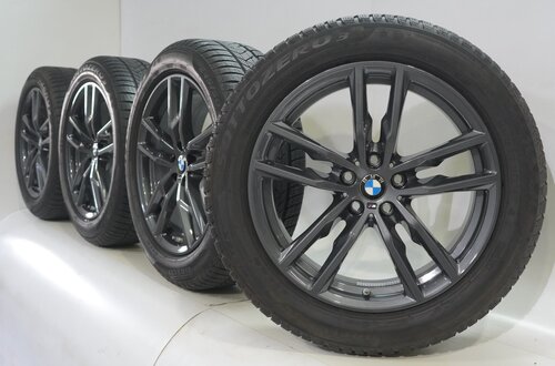 BMW BMW X3 X4 G01 G02 698M 19 Zoll Felgen Pirelli Runflat Winterkompletträder Original
