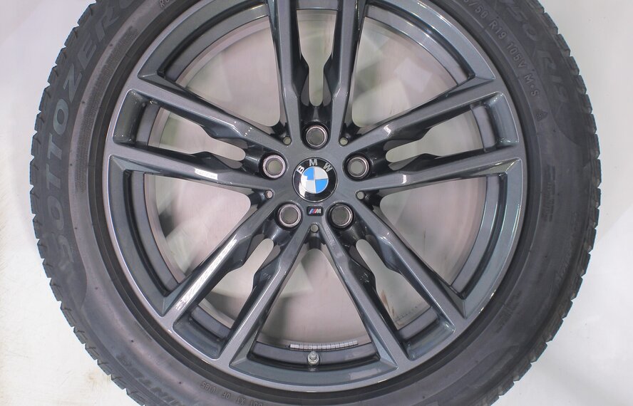 BMW BMW X3 X4 G01 G02 698M 19 Zoll Felgen Pirelli Runflat Winterkompletträder Original