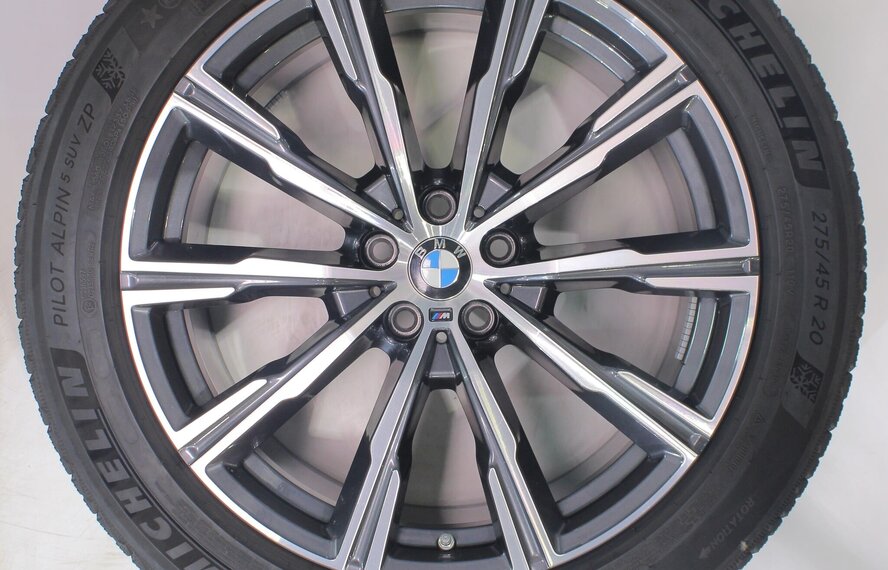 BMW BMW X5 G05 X6 G06 740M 20 Zoll Felgen Michelin Runflat Winterkompletträder Original