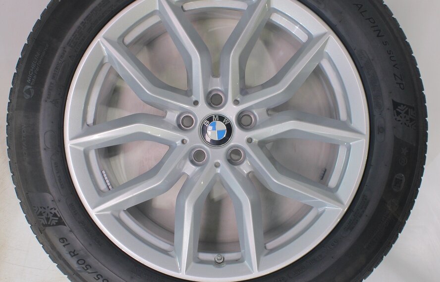 BMW BMW X5 G05 X6 G06 734 19 Zoll Felgen Michelin Runflat Winterkompletträder Original