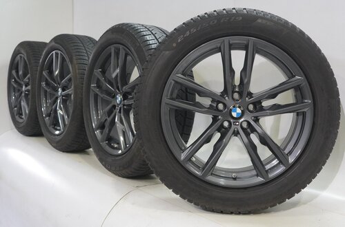 BMW BMW X3 X4 G01 G02 698M 19 Zoll Felgen Pirelli Runflat Winterkompletträder Original