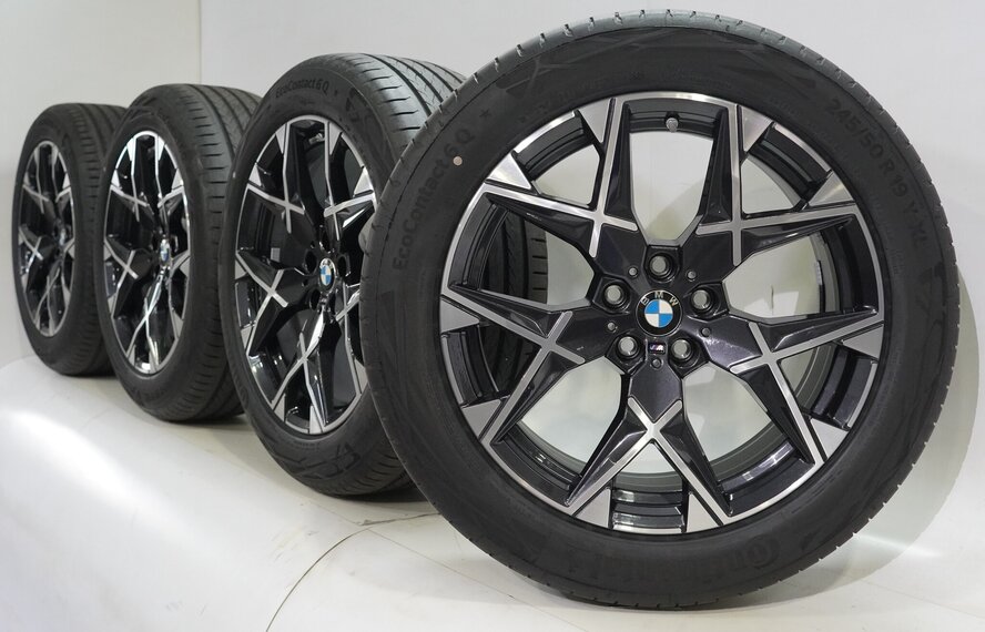 BMW BMW 7 er G70 X3 G45 1035M 19 Zoll Felgen Continental Sommerkompletträder Neu Original