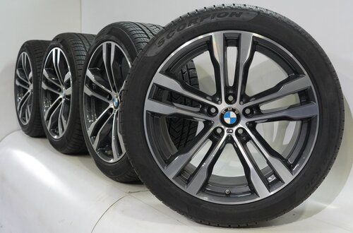 BMW BMW X5 F15 X6 F16 468M 20 Zoll Felgen Pirelli Runflat Winterkompletträder Original