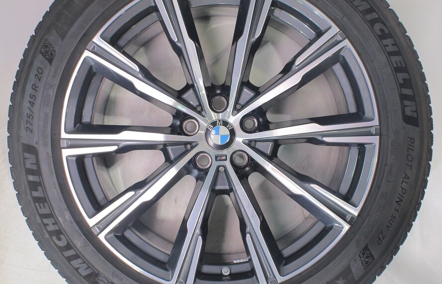 BMW BMW X5 G05 X6 G06 740M 20 Zoll Felgen Michelin Runflat Winterkompletträder Original