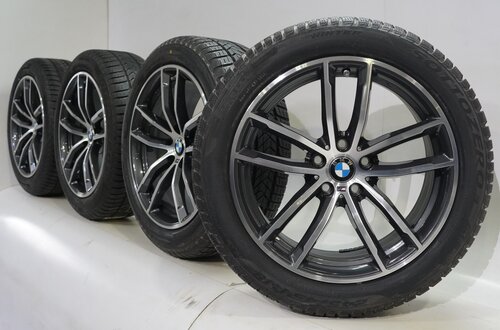BMW BMW 5 er G30 G31 8 er G14 G15 G16 662M 18 Zoll Felgen Pirelli Runflat Winterkompletträder Neu Original