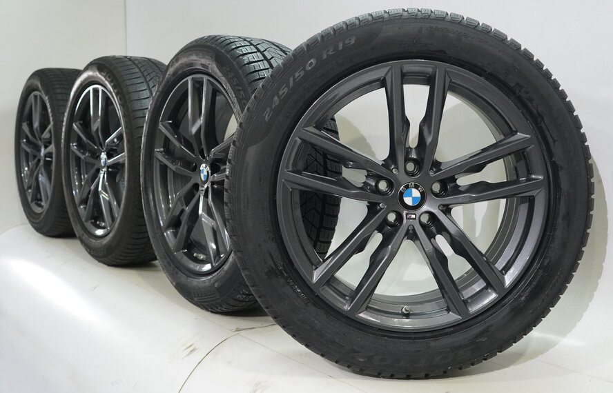 BMW BMW X3 X4 G01 G02 698M 19 Zoll Felgen Pirelli Runflat Winterkompletträder Neu Original