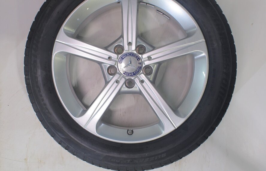 Mercedes Mercedes A B CLA Klasse W177 C118 W247 17 Zoll Felgen Bridgestone Winterkompletträder Original