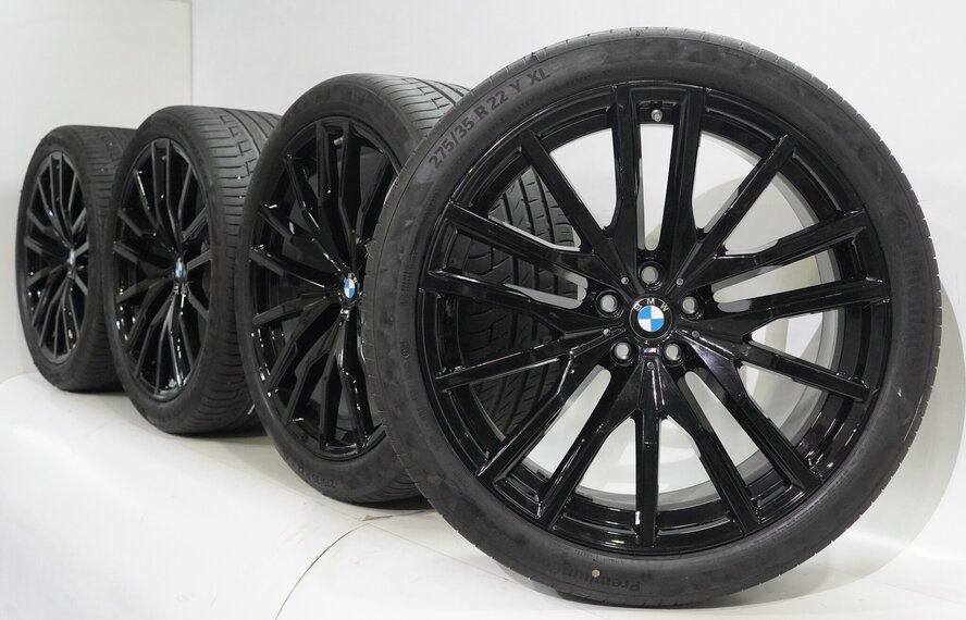 BMW BMW X5 G05 X6 G06 742M 22 Zoll Felgen Continental Sommerkompletträder Original
