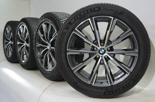BMW BMW X5 G05 X6 G06 740M 20 Zoll Felgen Michelin Runflat Winterkompletträder Neu Original
