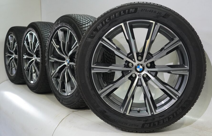 BMW BMW X5 G05 X6 G06 740M 20 Zoll Felgen Michelin Runflat Winterkompletträder Neu Original