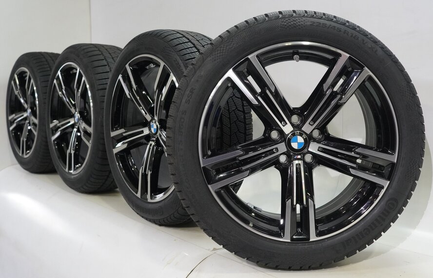 BMW BMW 2er 3er 4er G20 G21 G22 G42 848M 18 Zoll Felgen Continental Runflat Winterkompletträder Neu Original