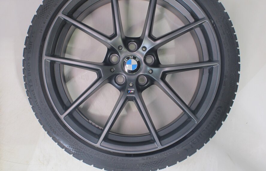 BMW BMW 2 er 3 er 4 er G20 G21 G22 G42 898M 19 Zoll Felgen Continental Runflat Winterkompletträder Neu Original