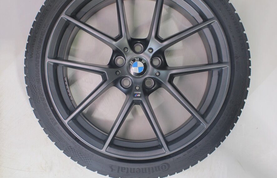 BMW BMW 2 er 3 er 4 er G20 G21 G22 G42 898M 19 Zoll Felgen Continental Runflat Winterkompletträder Neu Original
