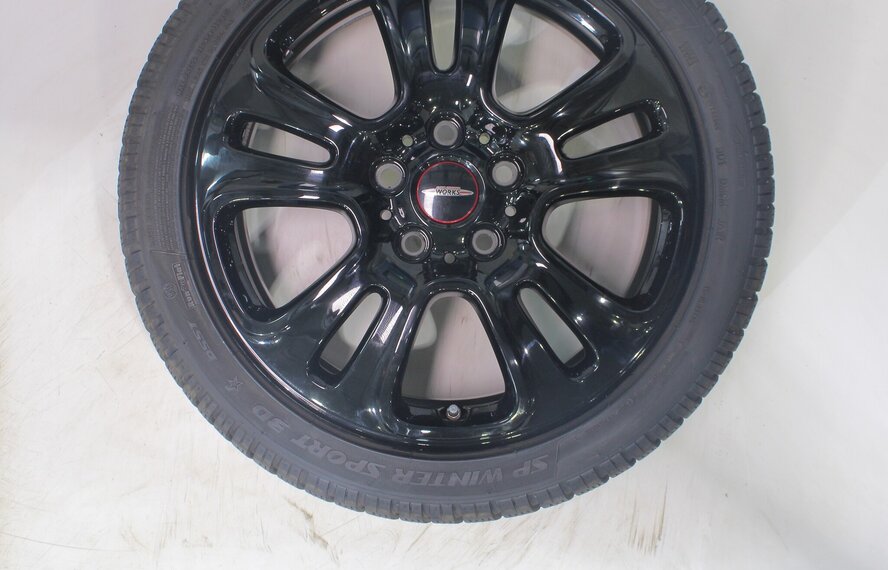 Mini Mini Cooper / S / One / Cabrio F55 F56 F57 JCW510 17 Zoll Felgen Dunlop Runflat Winterkompletträder Original