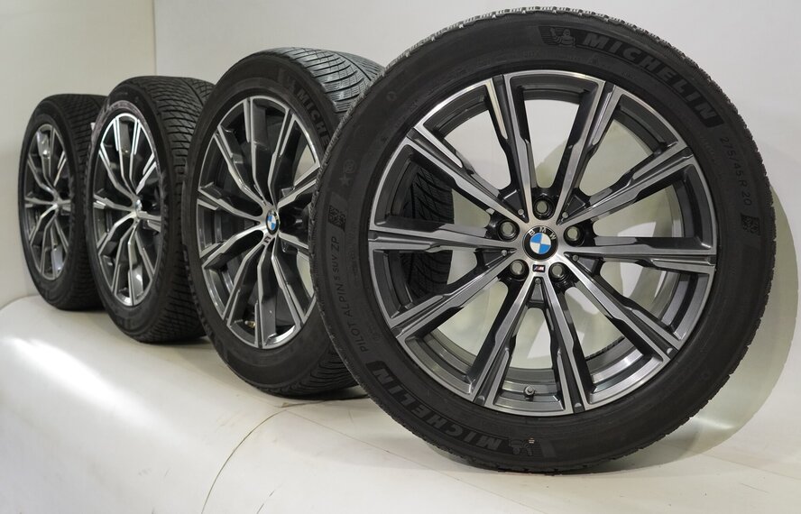 BMW BMW X5 G05 X6 G06 740M 20 Zoll Felgen Michelin Runflat Winterkompletträder Original