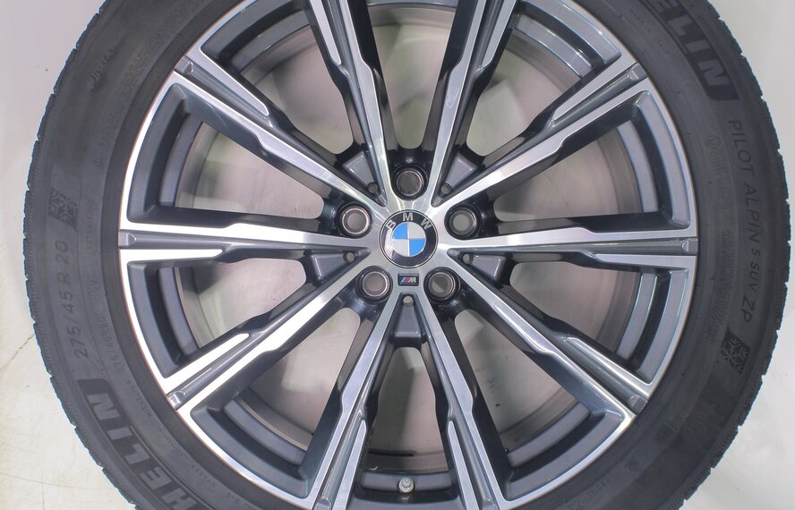 BMW BMW X5 G05 X6 G06 740M 20 Zoll Felgen Michelin Runflat Winterkompletträder Original
