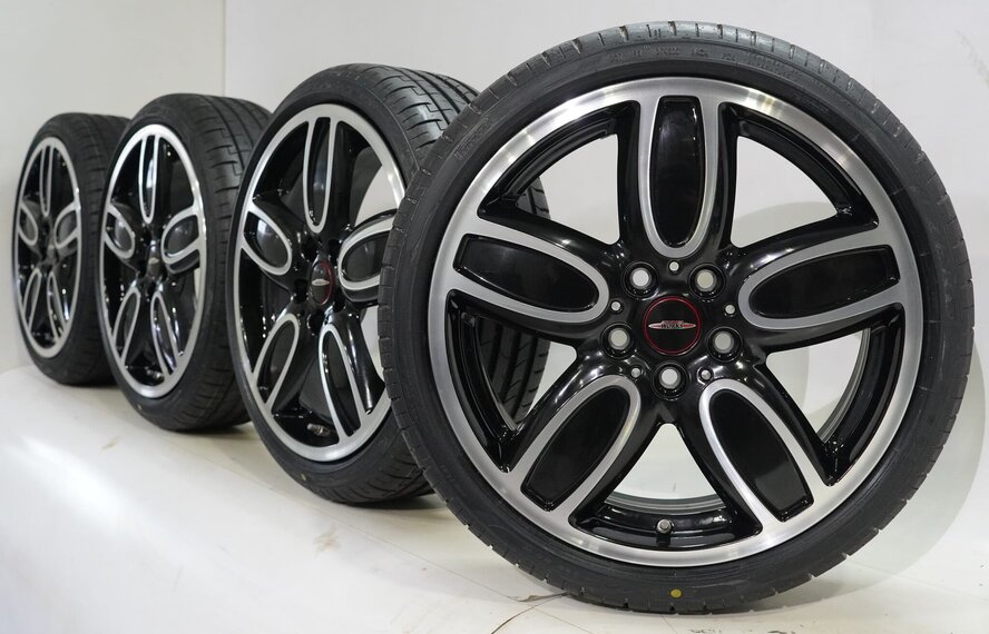Mini Mini Cooper / S / One / Cabrio F55 F56 F57 JCW563 18 Zoll Felgen Pirelli Runflat Sommerkompletträder Neu Original