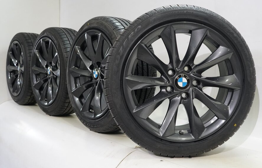 BMW BMW 3 4 er F30 F31 F32 F33 F36 415 18 Zoll Felgen Pirelli Runflat Winterkompletträder Neu Original