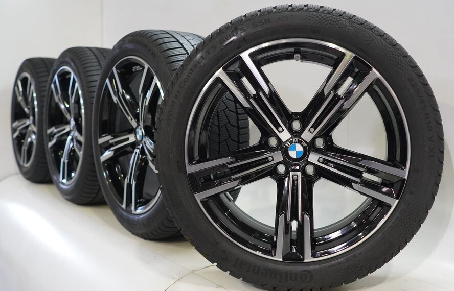 BMW BMW 2er 3er 4er G20 G21 G22 G42 848M 18 Zoll Felgen Continental Runflat Winterkompletträder Original