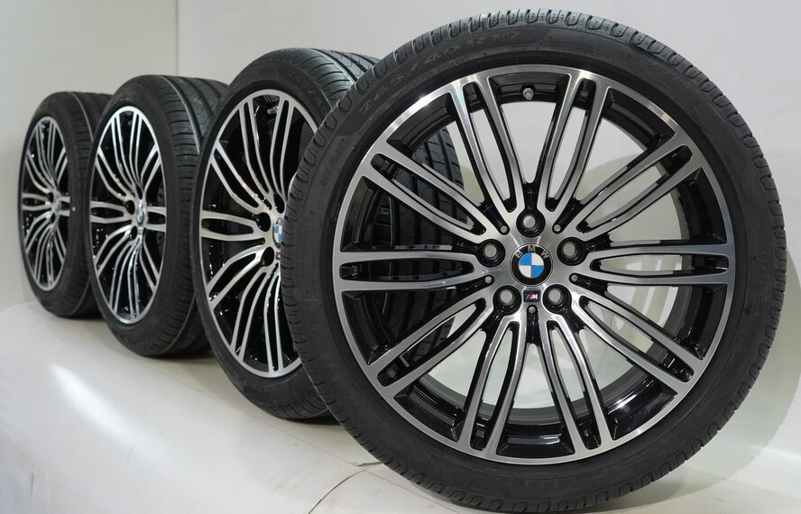 BMW BMW 5 er G30 G31 8 er G14 G15 G16 664M 19 Zoll Felgen Pirelli Runflat Sommerkompletträder Neu Original
