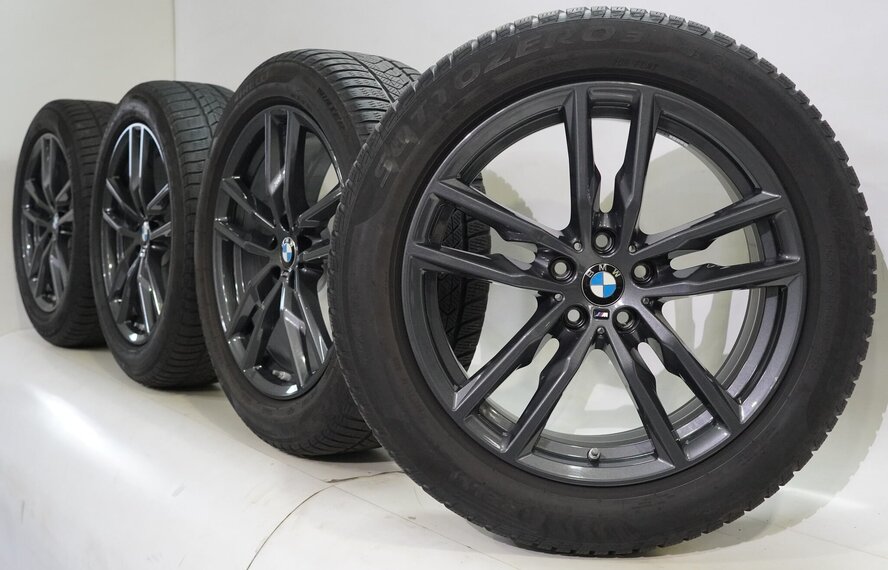 BMW BMW X3 X4 G01 G02 698M 19 Zoll Felgen Pirelli Runflat Winterkompletträder Original