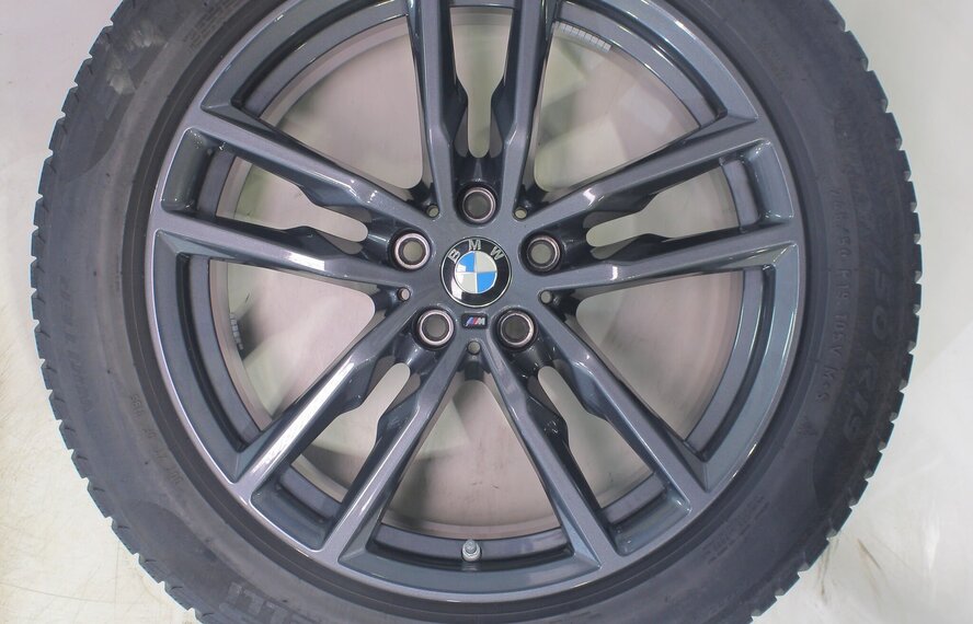 BMW BMW X3 X4 G01 G02 698M 19 Zoll Felgen Pirelli Runflat Winterkompletträder Original