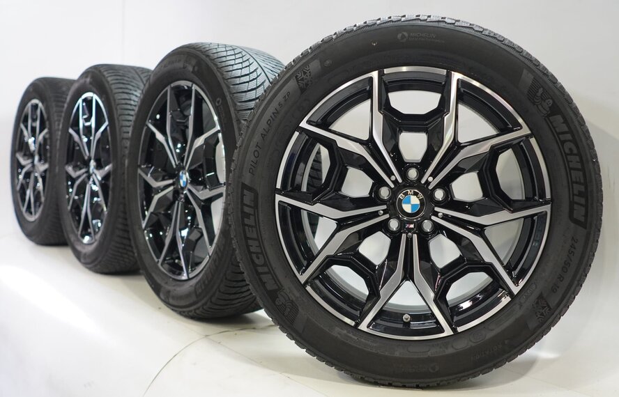 BMW BMW X3 X4 G01 G02 887M 19 Zoll Felgen Michelin Runflat Winterkompletträder Original