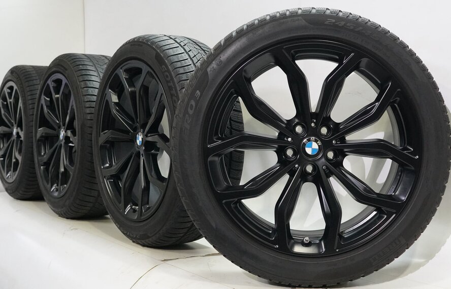 BMW BMW X3 X4 G01 G02 695 20 Zoll Felgen Pirelli Runflat Winterkompletträder Original