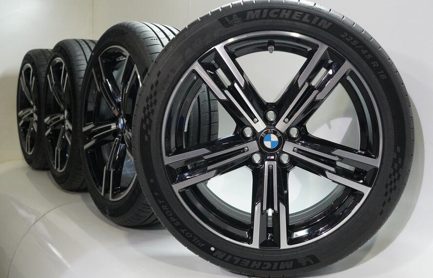 BMW BMW 2 er 3 er 4 er G20 G21 G22 G42 848M 18 Zoll Felgen Michelin Sommerkompletträder Original