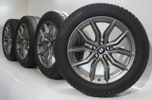 BMW BMW X5 G05 X6 G06 734 19 Zoll Felgen Pirelli Runflat Winterkompletträder Neu Original