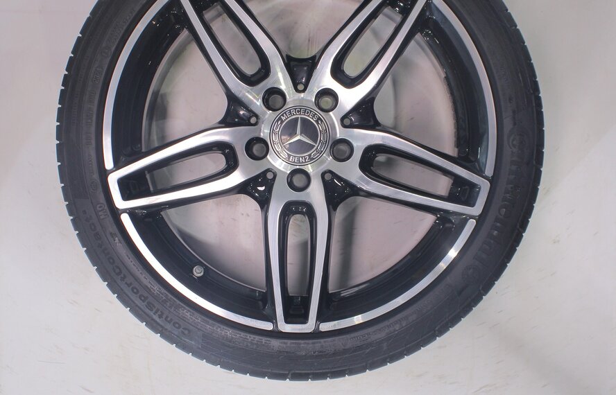 Mercedes Mercedes A B CLA Klasse W176 W117 W246 18 Zoll Felgen Continental Sommerkompletträder Original