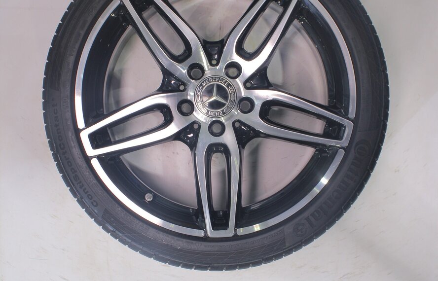 Mercedes Mercedes A B CLA Klasse W176 W117 W246 18 Zoll Felgen Continental Sommerkompletträder Original