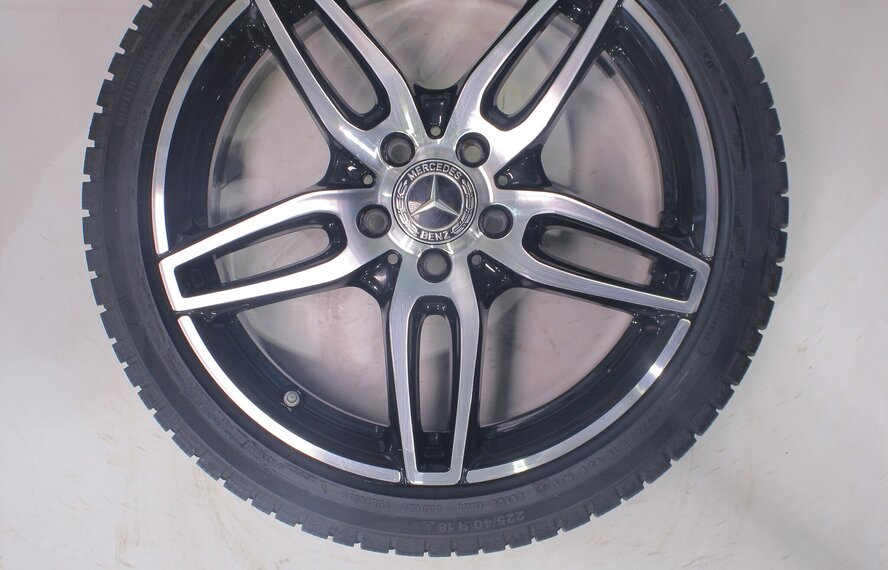 Mercedes Mercedes A B CLA Klasse W176 W117 W246 18 Zoll Felgen Continental Winterkompletträder Original