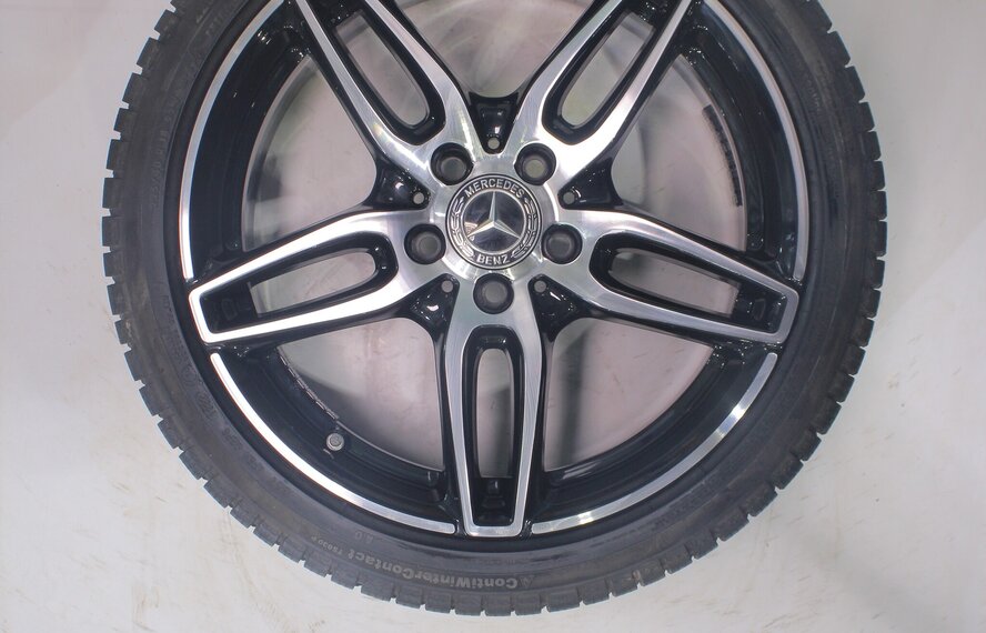 Mercedes Mercedes A B CLA Klasse W176 W117 W246 18 Zoll Felgen Continental Winterkompletträder Original