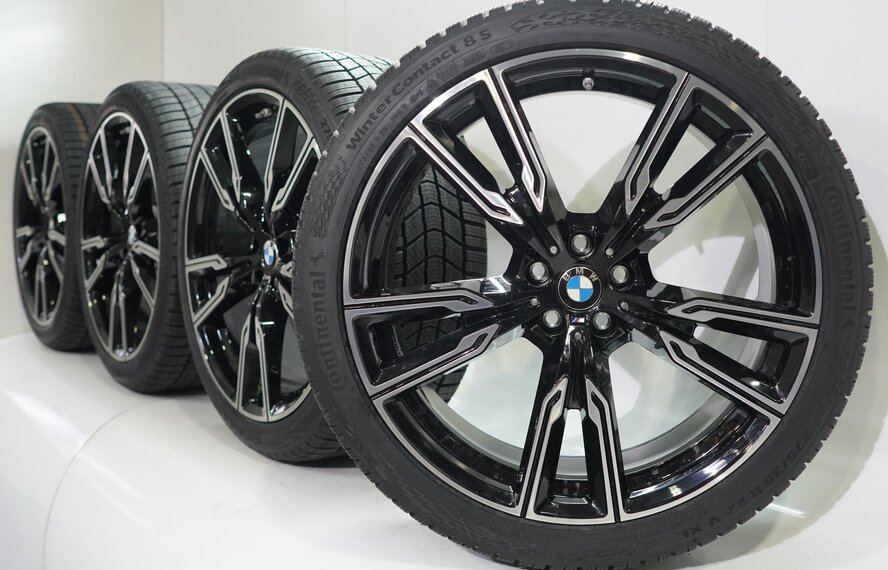 BMW BMW X5 G05 X6 G06 747M 22 Zoll Felgen Continental Winterkompletträder Neu Original