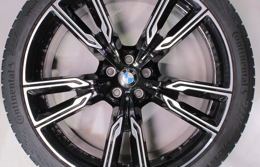 BMW BMW X5 G05 X6 G06 747M 22 Zoll Felgen Continental Winterkompletträder Neu Original