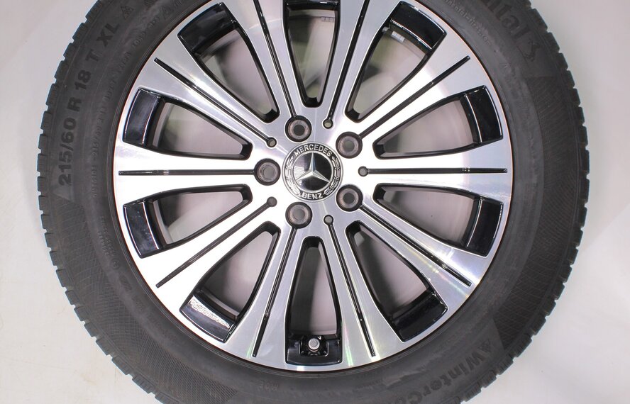 Mercedes Mercedes EQA EQB H243 X243 18 Zoll Felgen Continental Runflat Winterkompletträder Original