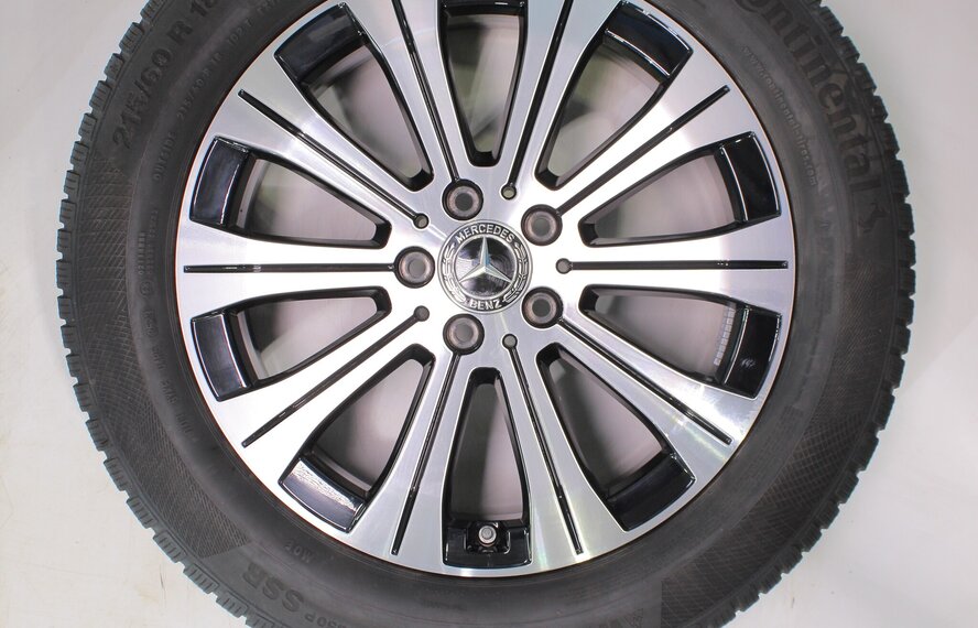 Mercedes Mercedes EQA EQB H243 X243 18 Zoll Felgen Continental Runflat Winterkompletträder Original