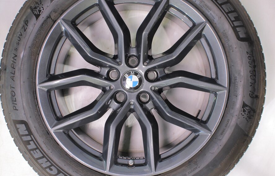 BMW BMW X5 G05 X6 G06 734 19 Zoll Felgen Michelin Runflat Winterkompletträder Original