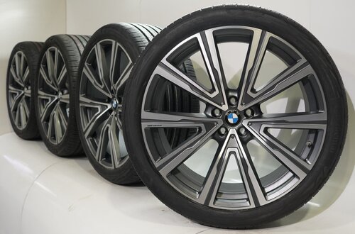 BMW BMW X5 G05 X6 G06 746i 22 Zoll Felgen Continental Sommerkompletträder Neu Original