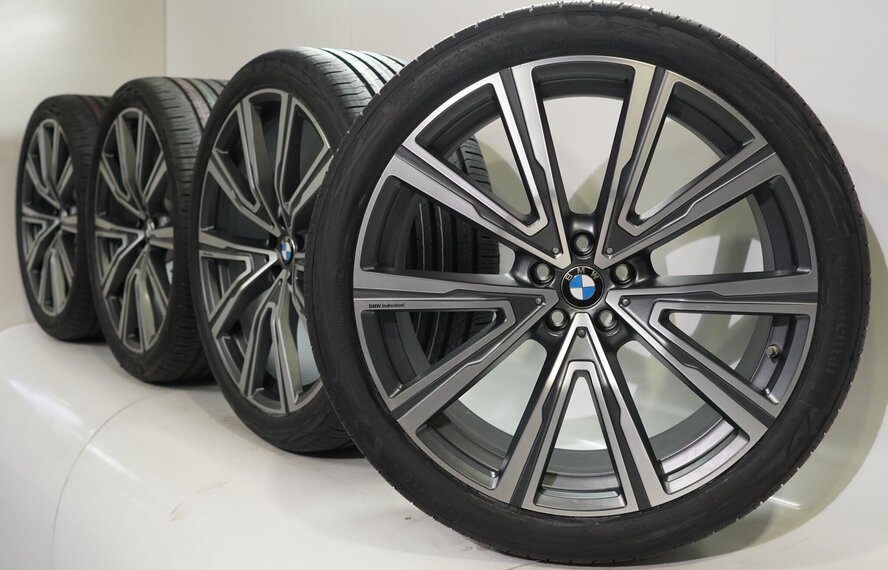 BMW BMW X5 G05 X6 G06 746i 22 Zoll Felgen Continental Sommerkompletträder Neu Original