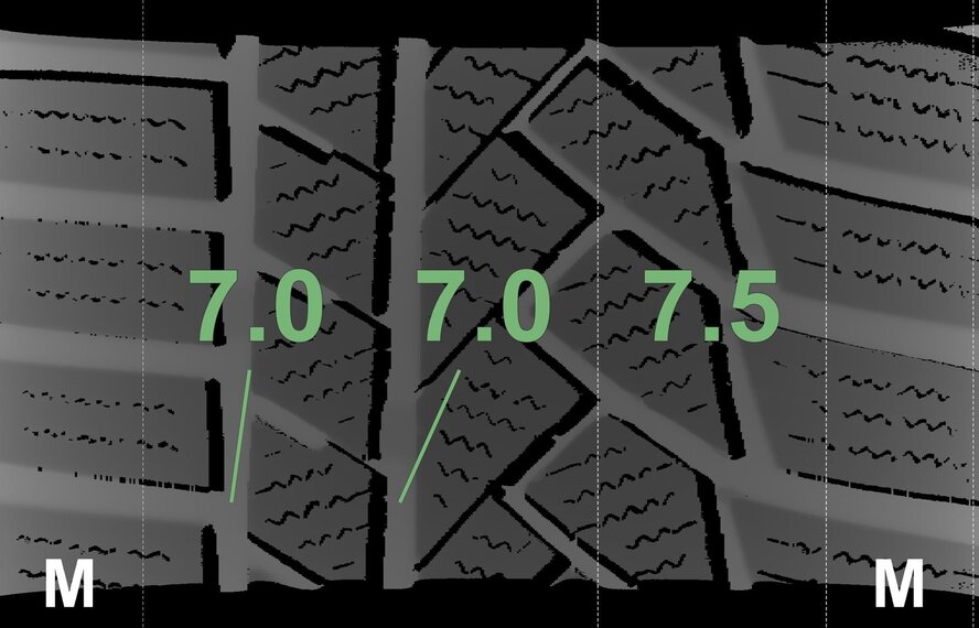 Mercedes Mercedes GLA H247 GLB X247 18 Zoll Felgen Continental Runflat Winterkompletträder Original