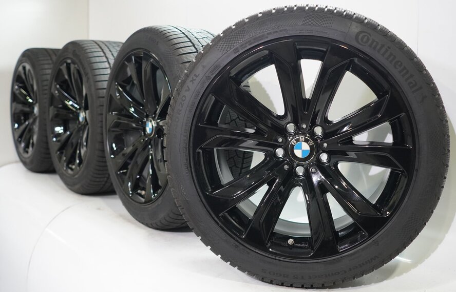 BMW BMW X5 F15 X6 F16 491 20 Zoll Felgen Continental Winterkompletträder Neu Original