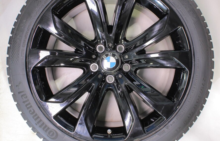 BMW BMW X5 F15 X6 F16 491 20 Zoll Felgen Continental Winterkompletträder Neu Original