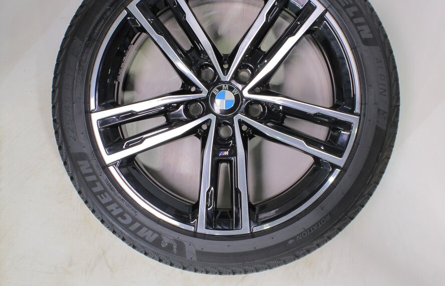 BMW BMW 1er 2er Reihe F40 F44 2er Gran Coupé 550M 17 Zoll Felgen Michelin Winterkompletträder Neu Original