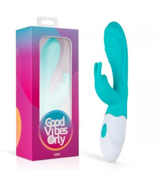 Good Vibes Only Toys Goog Vibes Only , Leda Rabbit Vibrator , lemon green