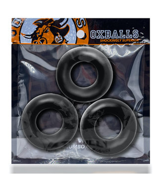 Oxballs Fattv Willy cockring 3pack  Black