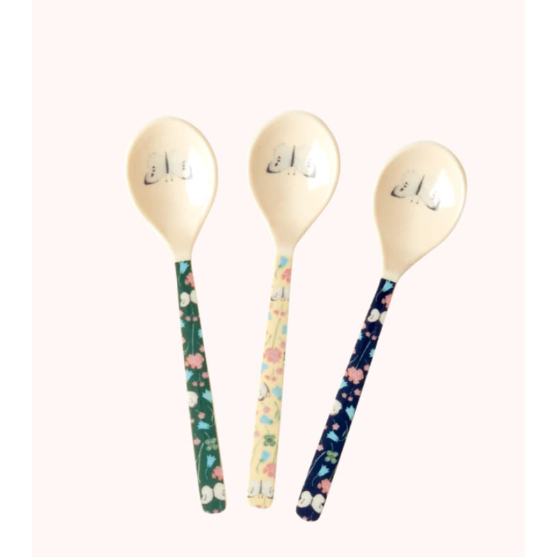 Rice Melamine Tea Spoon Butterfly